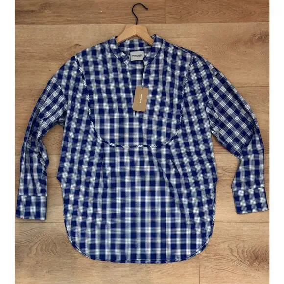 Rachel Comey Cala Top Blue Plaid Size 2 NWT - Picture 9 of 13
